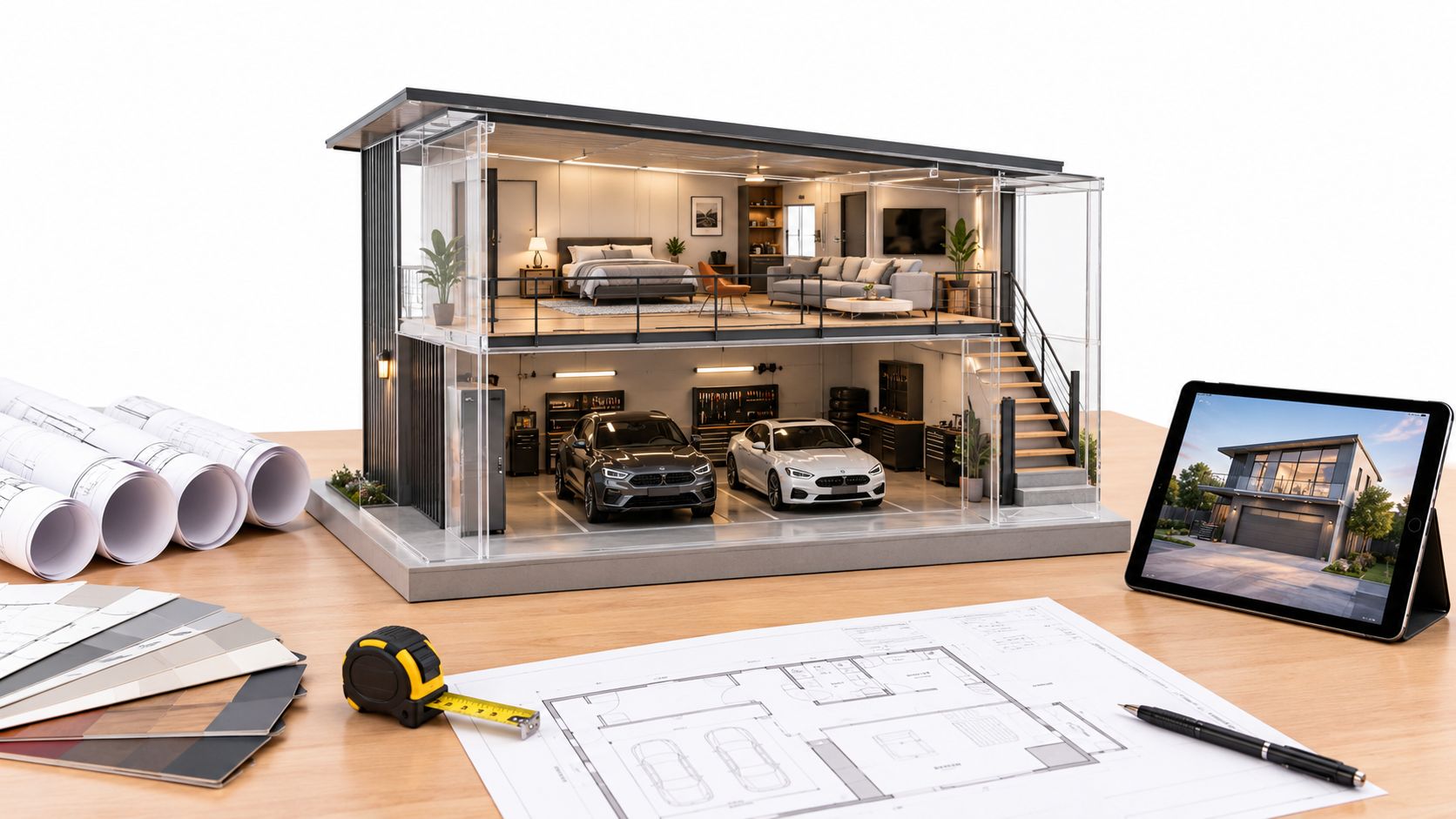 7 Loft Garage House Examples for Better Listings